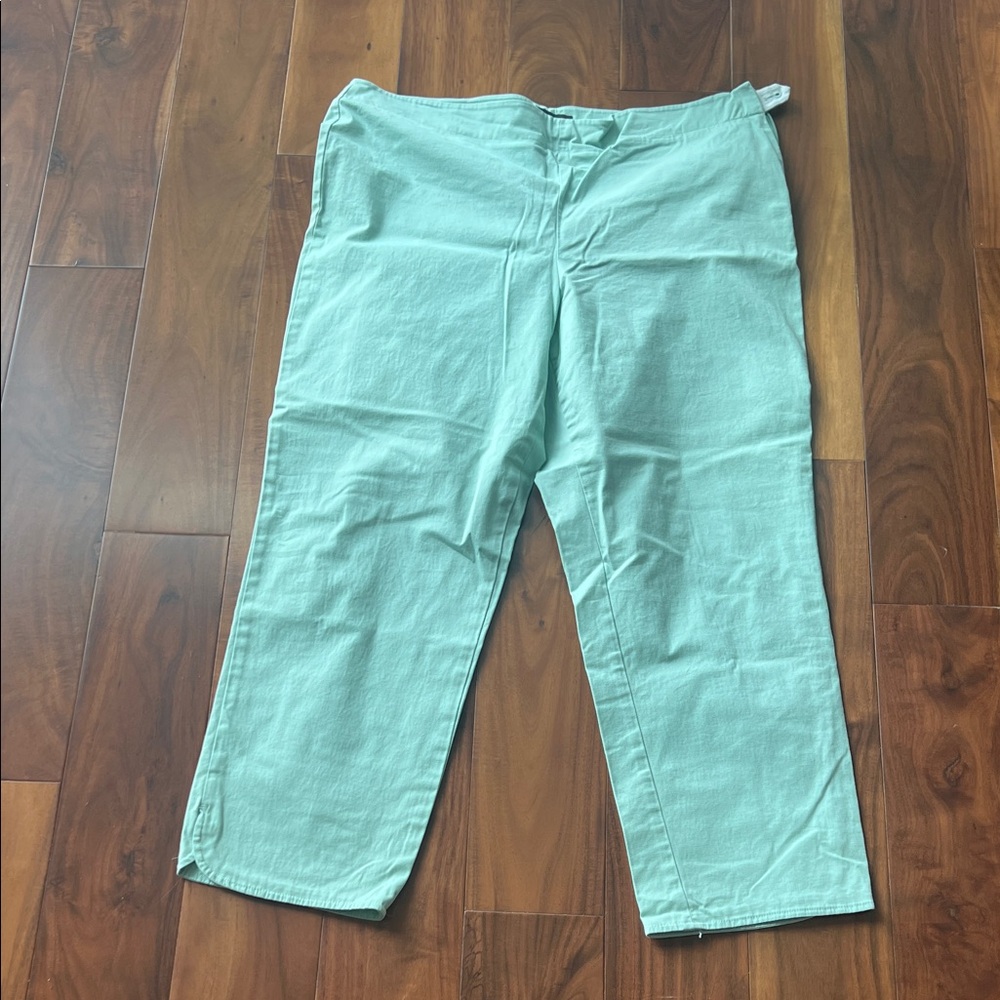 Talbots Mint Green Ankle Casual Pants